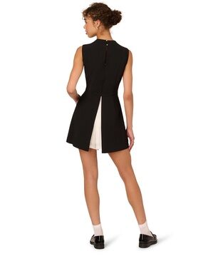 Women's Color Block Crewneck Romper
